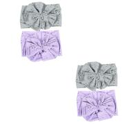 Abaodam 4 Pezzi Fascia Delle Ragazze Fasce Per Il Battesimo Del Bambino Dei Del Bambino Arco Del Bambino Hairbands Dei Del Bambino Archi Dei Del