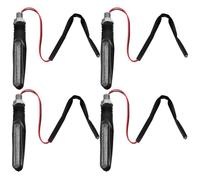 Abaodam 4 Pezzi Luci Direzionali LED per Motociclette e Biciclette Elettriche, Luci Gialle in Abs Resistenti a Risparmio Energetico per Accessori Moto