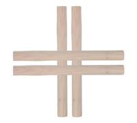 Abaodam 4 Pezzi Manico in Legno Duro da 35cm per Martello a Mazza e Mazzuolo, Sostituzione Facile Design Ergonomico per Riparazioni da Giardino e Falegnameria