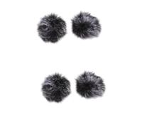 Abaodam 4 Pezzi Microfono Parabrezza Copertura Del Microfono Manica Del Microfono Peluche Coperture Per Microfono Coperture Del Microfono Microfono A Cancellazione Di Rumore Ktv Canto