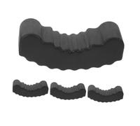 Abaodam 4 Pezzi Protezione per Supporto Cric Auto in Gomma Nera, Cuscinetto Circolare per Sollevamento Pesi Fino a 6 Ton, Stabilizzatore per Uso Professionale e Manutenzione