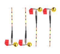 Abaodam 4 Pezzi Segnalatore di Abboccata Luminoso con LED per Canne e | Sensibilità Elevata, Montaggio a Clip, Uso Notturno in Riva, Compatibile con Pesca a Lancio e Galleggiante