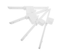 Abaodam 4 Pezzi Sollevatore Sponda Letto Staffe Del Telaio Del Letto Staffa Connettore Per Mobili Ferramenta White