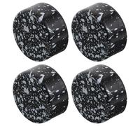 Abaodam 4 Pezzi Tappi per Pulsanti Pedale Effetto Chitarra Elettrica 23 Mm Protezione per Coperture Interruttori Pedali Multi-effetti Colore Bianco Inchiostro per Attrezzatura Chitarra