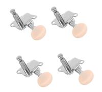 Abaodam 4 pezzi Ukulele Tuning Pegs Rl Open Short Steel Post Locking For Acoustic Guitar Precise Single Gear String Adjustment Easy Quick Tuning For Travel And Live Performance