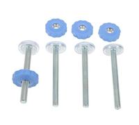 Abaodam 4 Pezzi Viti per Cancelletti per Asta Filettata M10 Accessori per Cancello di Sicurezza senza Fori Recinzione Protettiva Regolabile per Scale Porte e Finestre Montaggio