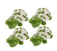 Abaodam 4 Portachiavi Mini Peluche Morbido e Resistente Ciondolo per Borsa e Zaino Decorazione Animale Marina
