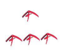 Abaodam 4 Pz Capo chitarra strumento musicale musicista Musicisti keytar the key ukelele guitar accordatore di ukulele bassi acustico addominali rosso