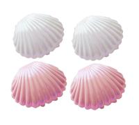 Abaodam 4 Pz Oggetti Di Scena a Conchiglia Conchiglie Oceaniche Conchiglia Da Spiaggia Per Artigianato Conchiglie a Spirale Porta Gioielli Addominali Ufficio Gioielleria Il Mediterraneo