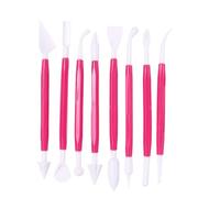 Abaodam 4 Set Attrezzi per Scolpire in Plastica, Sculpting Cutter per Argilla Polimerica e Plasticine, Blu, per Lisciare e Tagliare, per Fine Handicrafts