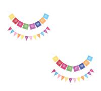Abaodam 4 Set Ghirlanda Decorativa per Messicane da Bandiere Colorate per Compleanni e Speciali Atmosfera Festosa e Riusabile per Eventi e Decorazioni Domestiche