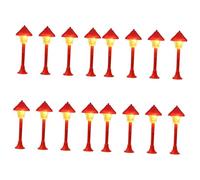 Abaodam 4 Set Led Lampioni Miniatura Per Case Miniatura Da Esterno Simulazione Per Decorazione Casa Doll House Accessori Resistenti E Delicati Per Paesaggio Pezzi*4