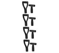 Abaodam 4 Set Manico Di Ricambio Per Pala Da Giardino Manico Per Pala Da Giardinaggio Con Impugnatura Manici Per Vanghe Da Scavo Forche Manici Per Vanga Da Giardinaggio 2 pezzi*4