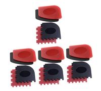 Abaodam 4 Set Spazzola Raschietto per Piastra Raschietto per La Pulizia Raschietto per Griglia Strumento per Raschietto per Griglia Lodge Raschietti per Padella Griglie per 4 Pezzi*4