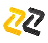 Abaodam 4 Supporti per Bilancieri Parete in PP Resistente Organizer Pesi Palestra Casa Stoccaggio e Protettivo per Attrezzature Fitness