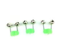 Abaodam 40 Campanelli Allarme per Canne Clip Doppio Segnale in Plastica Accessori per Notturna Compatibili con i Tipi Canne