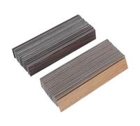 Abaodam 40 Miniature Dollhouse Floorboards in Natural Wood Texture Strips For DIY Mini Models Compatible With Dollhouses And Mini Boats