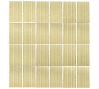 Abaodam 4000 Pezzi Etichette Adesive Trasparenti PET Impermeabili per | Facili da Staccare, Pre-separate, per Plastica e Legno, Colore Giallo, Uso Retail