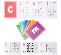 Abaodam 49pezzi Guitar Chord Practice Chart Guida Per Principianti e Ragazzo Ragazza Poster Di Accordi Per Chitarra Elettrica Diagramma Di Accordi Facile Da Leggere Materiale Resistente