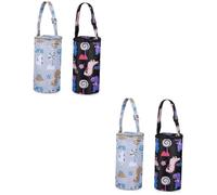 Abaodam 4pezzi Borse Termiche Per Bottiglie Latte Per Design Cartoon Isolamento Per e Picnic e Resistenti Per Passeggini e