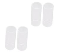 Abaodam 4pezzi Guitar Glass Slides Bottleneck Per Chitarra Elettrica e Acustica Suono e Sostenuto Accessori Per Musicisti Professionisti e Appassionati