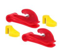 Abaodam 4pezzi Kit Taglierino Nastro Per Palloncini Legatura e Taglio Strumento Con Lama Resistente Leggero e Maneggevole Per Feste e Spettacoli