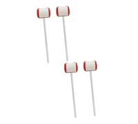 Abaodam 4pezzi Per Grancassa Set Battenti Per Batteria Accessori Per Percussivi Per Rimpiazzo e Riparazione Per Batteria