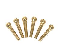 Abaodam 4pezzi Pioli Per Chitarra Ottone Per Sostituzione Su Chitarre Acustiche Standard Migliora Suono e La Durata Con Accessori Di Alta Qualità