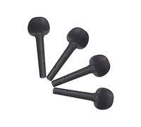Abaodam 4pezzi Piroli Legno Di Ebano Per Violino Accessori Per Strumenti Musicali Sostituzione Facile e Veloce Con Superficie Liscia e Delicata