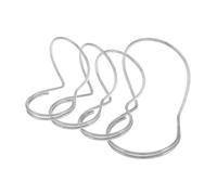 Abaodam 4pezzi Plettri per Chitarra in Metallo Plettri Regolabili per Dita Accessori per Fingerpicking per Chitarra e Basso Design Ergonomico Facile da Trasportare