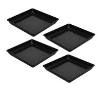 Abaodam 4pezzi Sottovaso per Fioriera Sottovasi in Pp per Piante Vaschette Raccogligocce per Vasi da Design e Pratico per Quotidiano