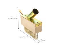 Abaodam 4pezzi Spazzola in d Acciaio per Rimozione Erbacce Attrezzi per Pulizia Muschio Strumento Diserbo Fessure Marciapiede Terrazzo Efficiente per Parchi e Cortili