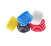 Abaodam 5 Fasce Riutilizzabili per Racchette Protettivi per Overgrip Compatti per Tennis e Badminton Protezione Antiscivolo per