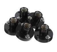 Abaodam 5 pezzi Portalampada Vite Mini in Lega e Bachelite Supporto Lampadina per Casa e Esperimenti Elettrici con Installazione Facile e Fissaggio Sicuro