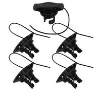 Abaodam 5 Pezzi Set 5 Pezzi Tappi Valvola Aria per Kayak e Gommoni Gonfiabili, Calotta di Sicurezza Cordino, Ricambio per Valvola di Gonfiaggio Barca, Accessori Sport Acquatici