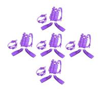 Abaodam 5 set Accessori Subacquei per Bambolotti con Maschera Pinne e Bombola Ossigeno Kit Immersione in Plastica per Gioco di Ruolo e Collezione