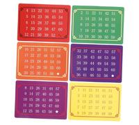 Abaodam 5 set Carte Telepatiche per Giochi di Illusionismo Carte Numeriche Interattive per Trucchi di Lettura del Pensiero per Spettacoli e Feste con Calcoli Telepatici e Coinvolgimento