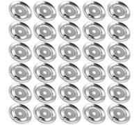 Abaodam 50 Pezzi Anelli Campanello in Acciaio Inossidabile per Tamburello Portatile Accessorio Resistente per Strumenti a Percussione in Vari Contesti Musicali
