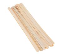 Abaodam 50 Pezzi Bastoncini Artigianali in Bamboo Naturali 1 Cm X 30 Cm per Tessitura e Riparazione Ventagli Kit Fai da Te per Cesteria e Decorazioni Artigianali