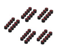 Abaodam 50 Pezzi Di Plastica Asse Pressione Puleggia Cassette Nastro Cuscinetto A Rulli Per Videocassetta Nastro Pinch Roller Per Radio Nastro Pinch Roller Per Macchina Video Stereo