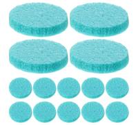 Abaodam 50 Pezzi Mini Cuscinetti Aromatici in Cellulosa e Cotone per Diffusori Oli Essenziali 25mm, Tamponi di Ricarica Rotondi per Umidificatori e Clip di Ventilazione, Adatti