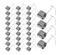 Abaodam 50 Pezzi Tension Clamp Assembly Spring for Industrial Sewing Machine Highspeed Production Runs Metal Thread Tension Check Spring in Iron 2.60x1.80x1.60cm Silver