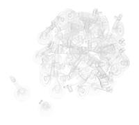 Abaodam 50 Ugelli per Gonfiaggio PVC per Pompa Aria Adattatori per Gonfiabili Compatibili con Tavole Paddle e Barche Gonfiabili Resistenti e Facili Utilizzare