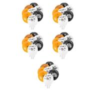 Abaodam 500 Pezzi Palloncini di Halloween in Lattice Decorativi a Tema Zucca, Resistenti e Spessi per Feste e Addobbi di Halloween, per Scene a Tema e Party Stili multipli