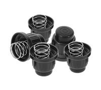 Abaodam 5pezzi Accessorio per Stufa Gas da Giardino di Manopola in Pulsante per Braciere Cappuccio Pressione per Interruttore Pulsante Design Pratico e Resistente