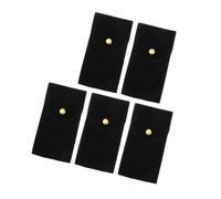 Abaodam 5pezzi Custodia in Velluto Per Orologio Singolo Borsa Portatile Per Viaggi Di Lavoro e Vacanze Con Chiusura Scatto Per Proteggere Orologi Da Uomo e Donna