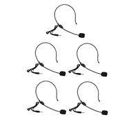 Abaodam 5pezzi Microfono Headset Portatile Per Guide Turistiche e Insegnanti Design Flessibile e Facile Usare e Trasportare
