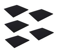 Abaodam 5pezzi Pannello Fonoassorbente Feltro Per Isolamento Acustico Facile Installazione Ambienti Musicali e Ktv Materiale Sicuro e Comfortevole Eccellente Assorbimento Del Suono e