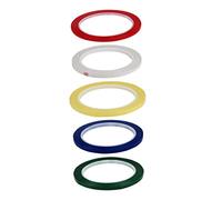 Abaodam 5rotoli Adesivi Per Scala Del Violino Colorati Rosso Giallo Bianco Verde Blu Per Insegnamento Facile Della Tastiera