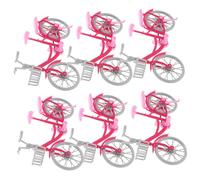 Abaodam 6 Miniature Doll Bicycle Realistic Two-wheel Doll Bike With Functional Parts Stylish Finish For Creative Play And Decor